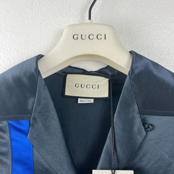 NWT Gucci 'Gucci Band' bowling shirt Size 44 - Picture 11 of 15
